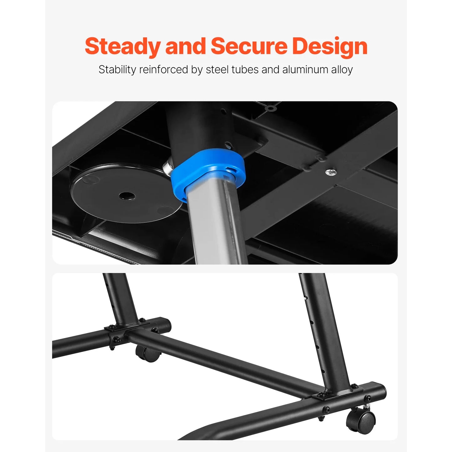 SucceBuy Cycling Desk Foldable Multifunctional Bike Trainer And Treadmill Desk