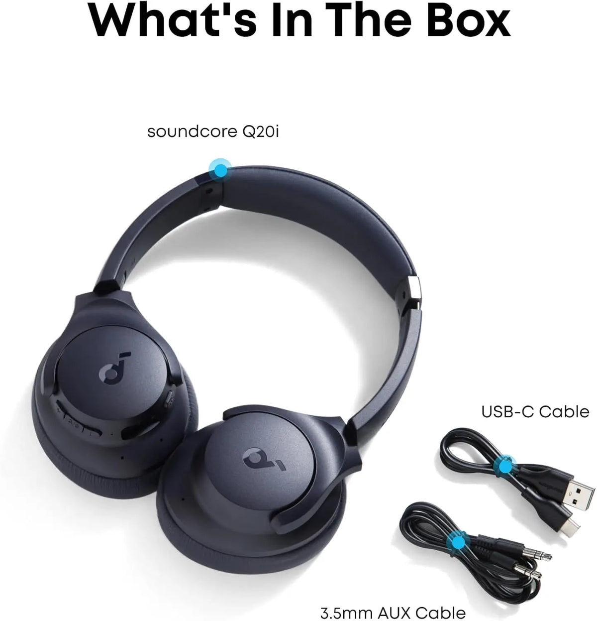 Anker Soundcore Q20i Hybrid Active Noise Canceling Bluetooth Headphones