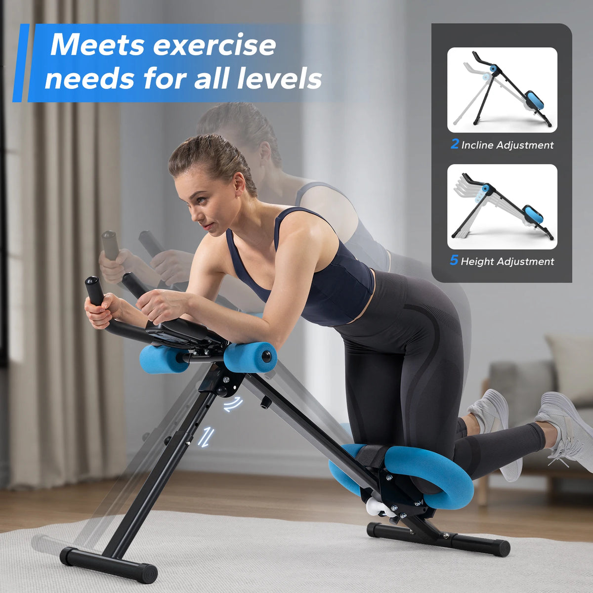 Merach Adjustable Abdominal Exercise Machine For Core Training