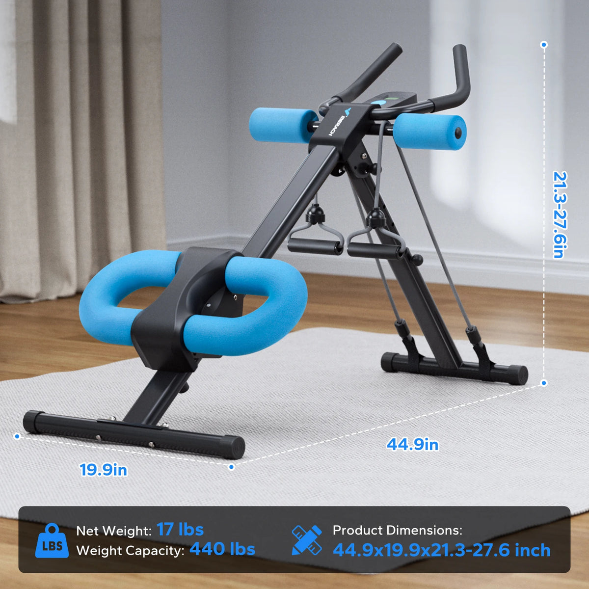 Merach Adjustable Abdominal Exercise Machine For Core Training