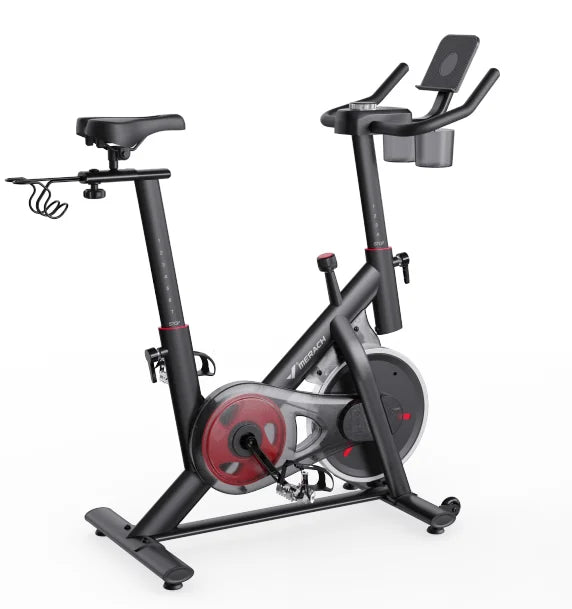 Merach Magnetic Stationary Exercise Bike Bluetooth App Control