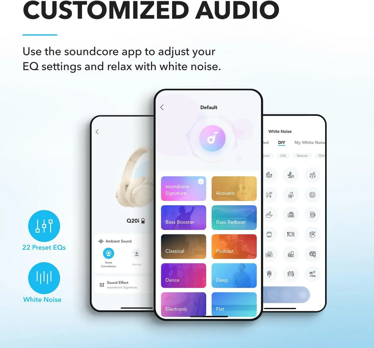 Soundcore Q20i Wireless Headphones With Hybrid Active Noise Canceling