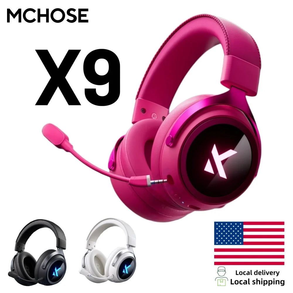 MCHOSE X9 Wireless Gaming Headset 7.1 Surround Sound Mic