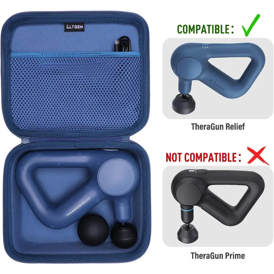 Protective Carrying Case For Handheld Percussion Massage Gun