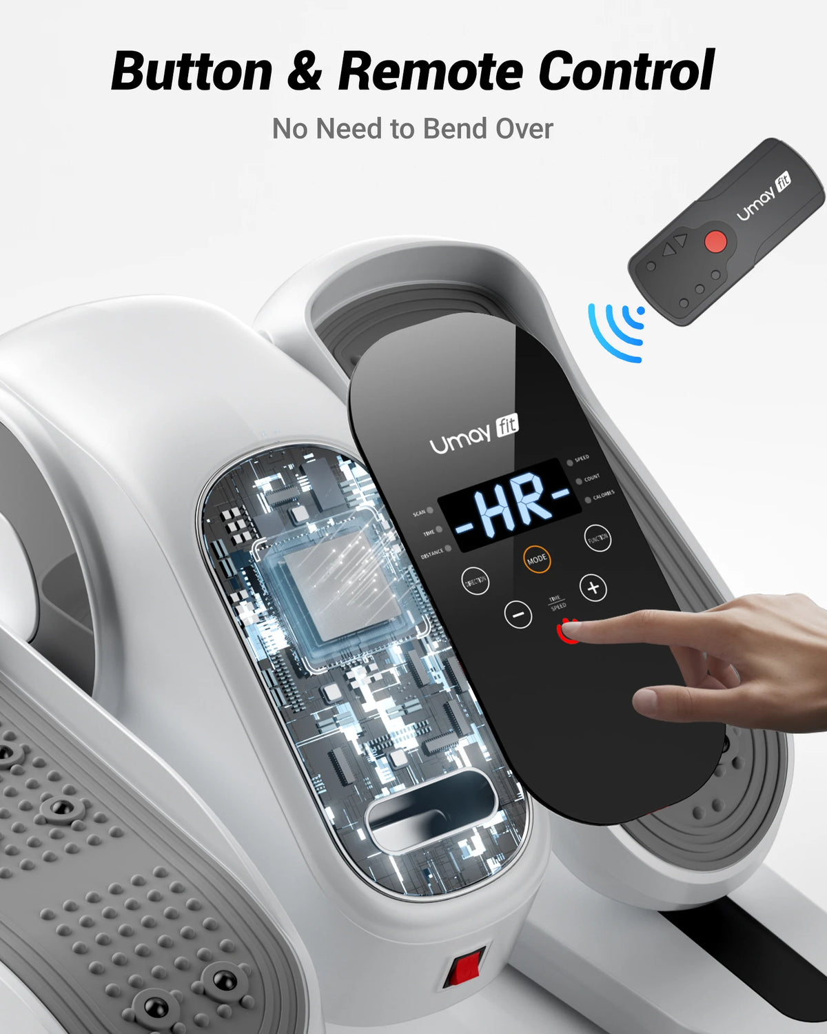 UMAY Electric Under Desk Elliptical Machine With Remote Control
