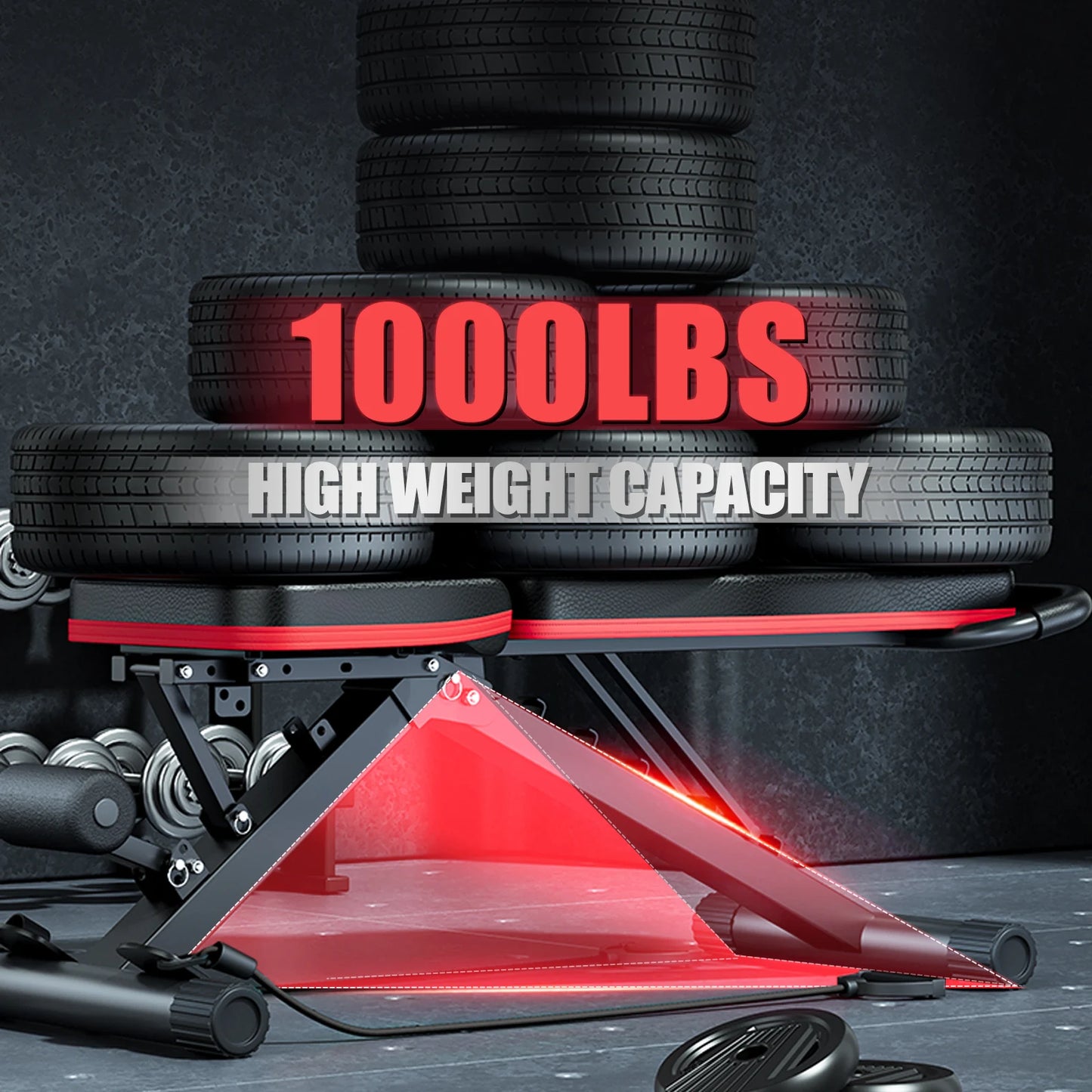 Foldable Dumbbell Bench 14 In 1 Multi Functional Home Gym Equipment
