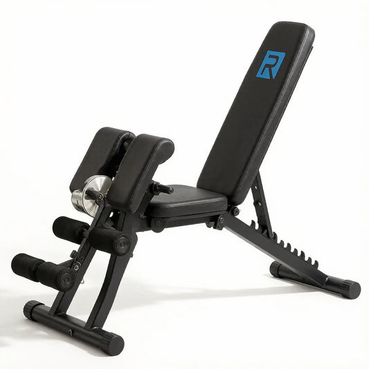 Adjustable Roman Chair Hyperextension Bench With Bands And Steel Frame