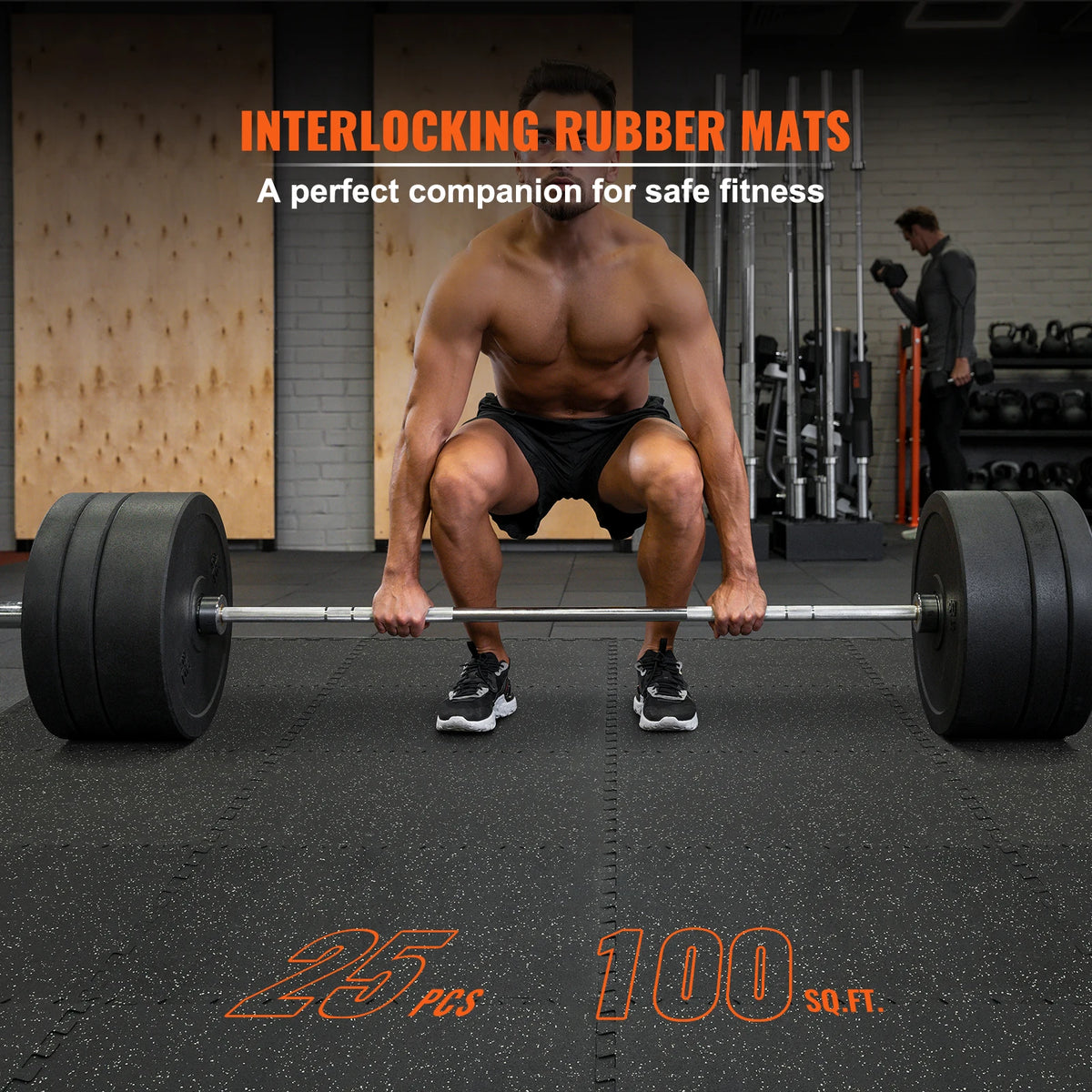 SucceBuy High Density EVA Foam And Rubber Gym Floor Mats
