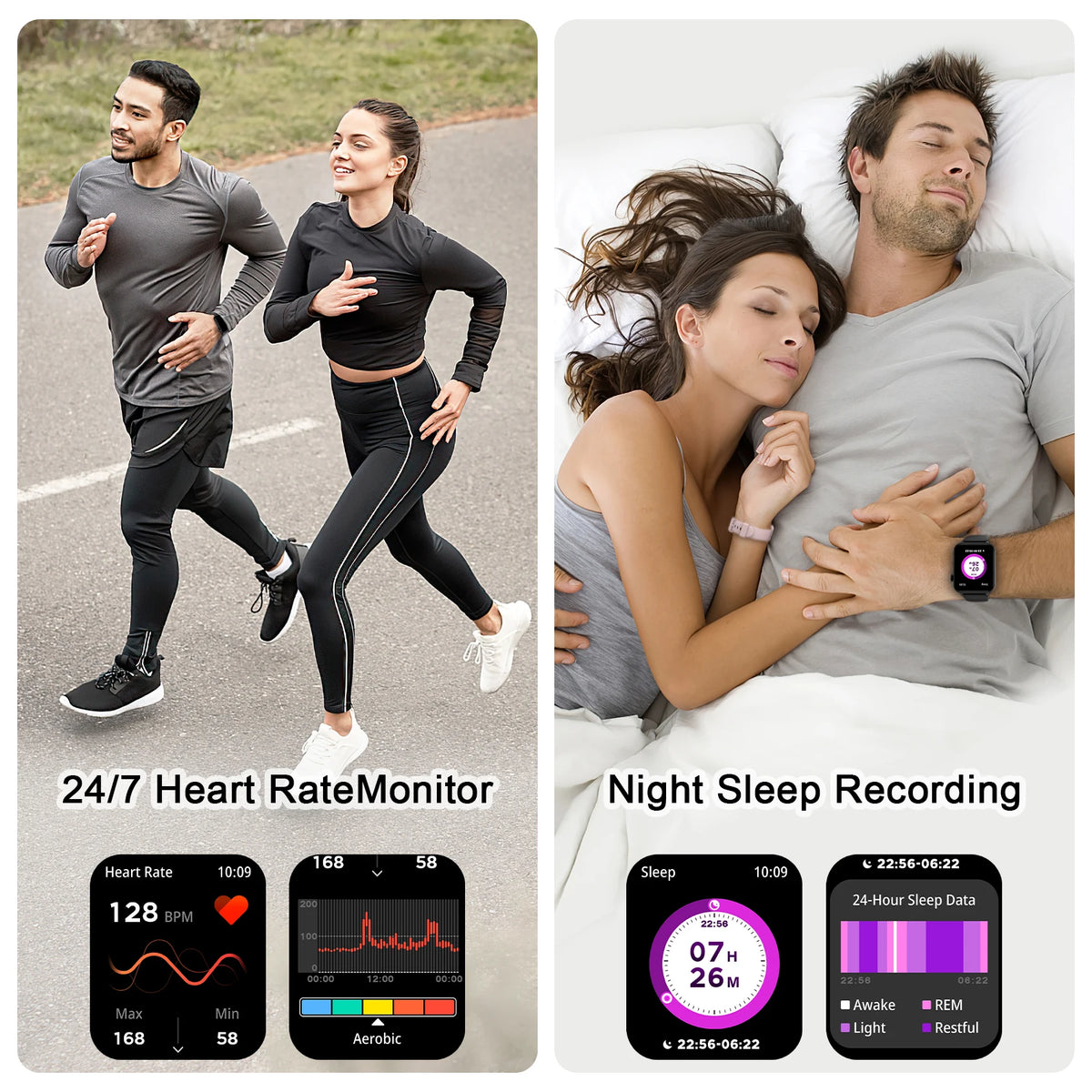 Sopzenten Smartwatch With Health Monitoring Fitness Tracking Bluetooth