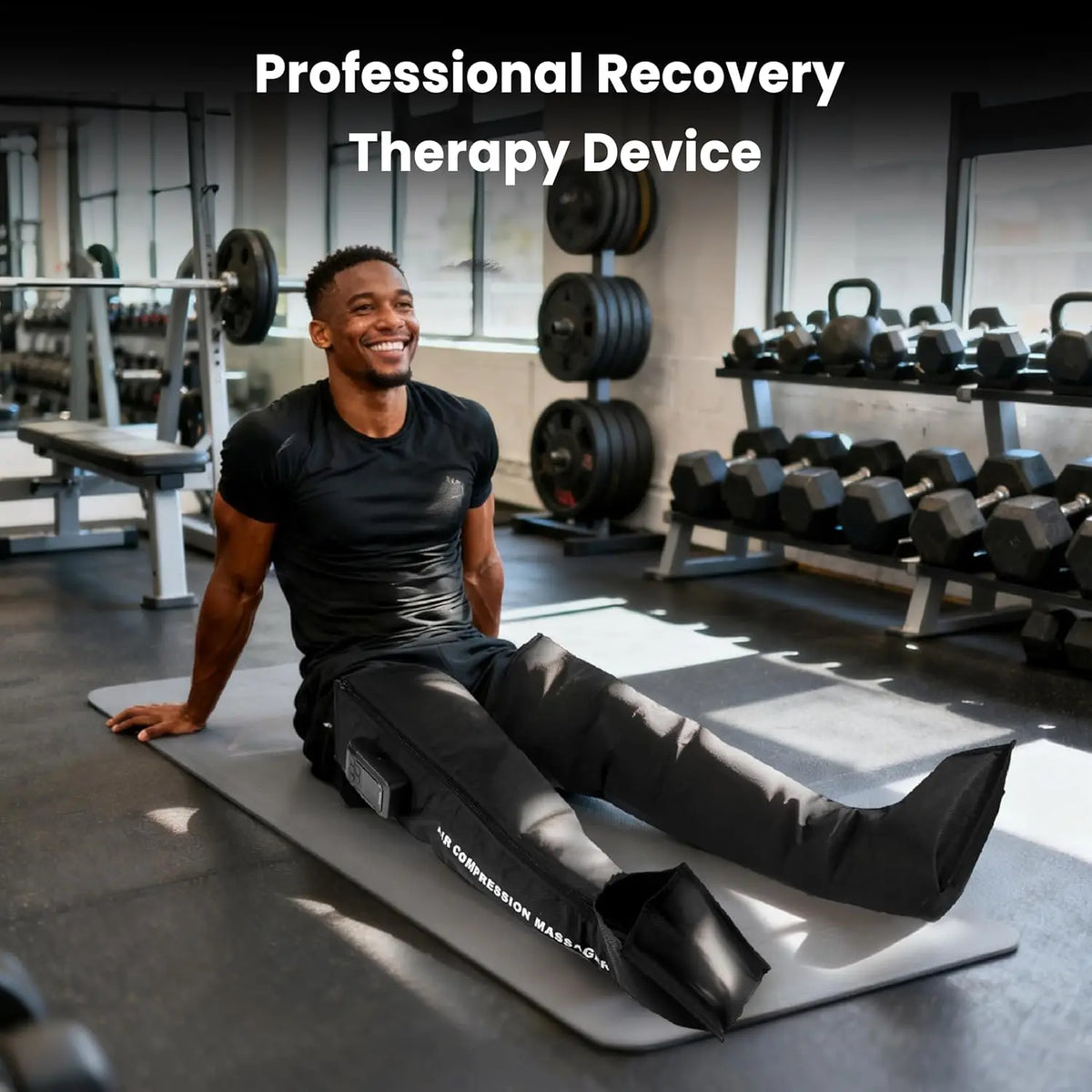 Cordless Air Compression Leg Massager For Circulation And Pain Relief