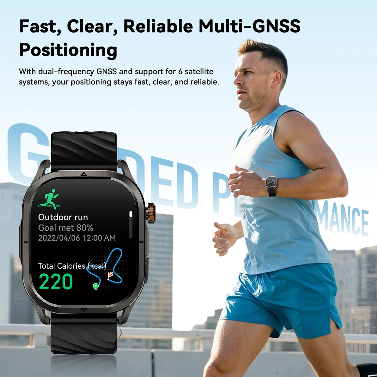 Kospet Magic P10 Gps Smartwatch Amoled Screen 5Atm Waterproof Rating