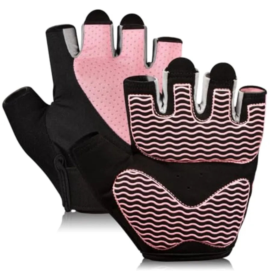 Breathable Fingerless Weight Lifting Gloves With Silicone Grip