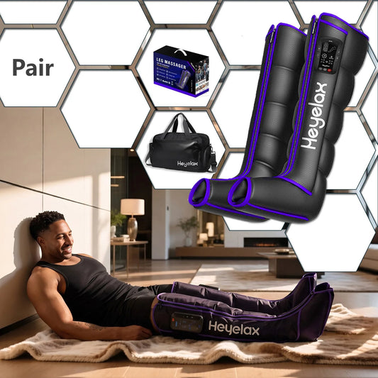 Heyelax Leg Compression Massager For Circulation And Pain Relief