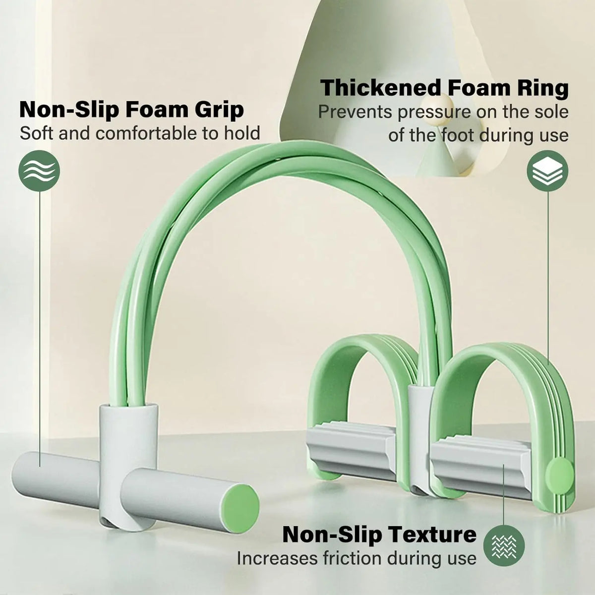 Natural Rubber Resistance Pedal Bands For Fitness Workout