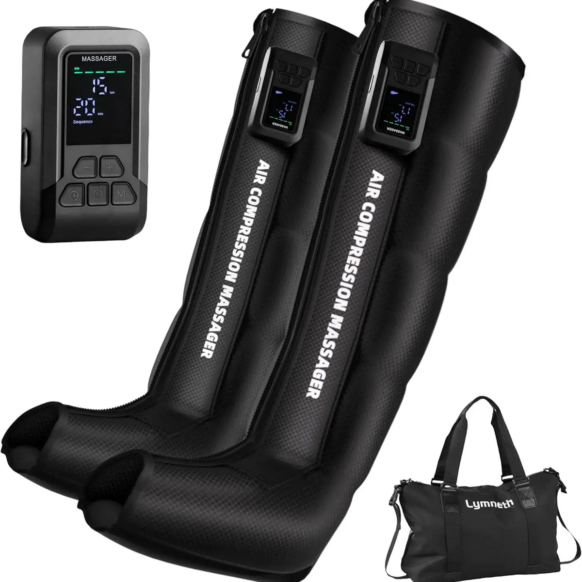 Cordless Air Compression Leg Massager For Circulation And Pain Relief