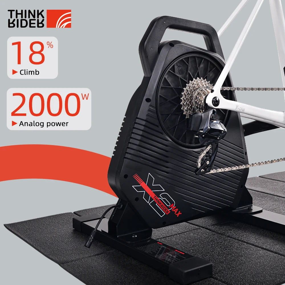 ThinkRider X2Max Smart Bike Trainer For MTB And Road Bikes Built In Power Meter