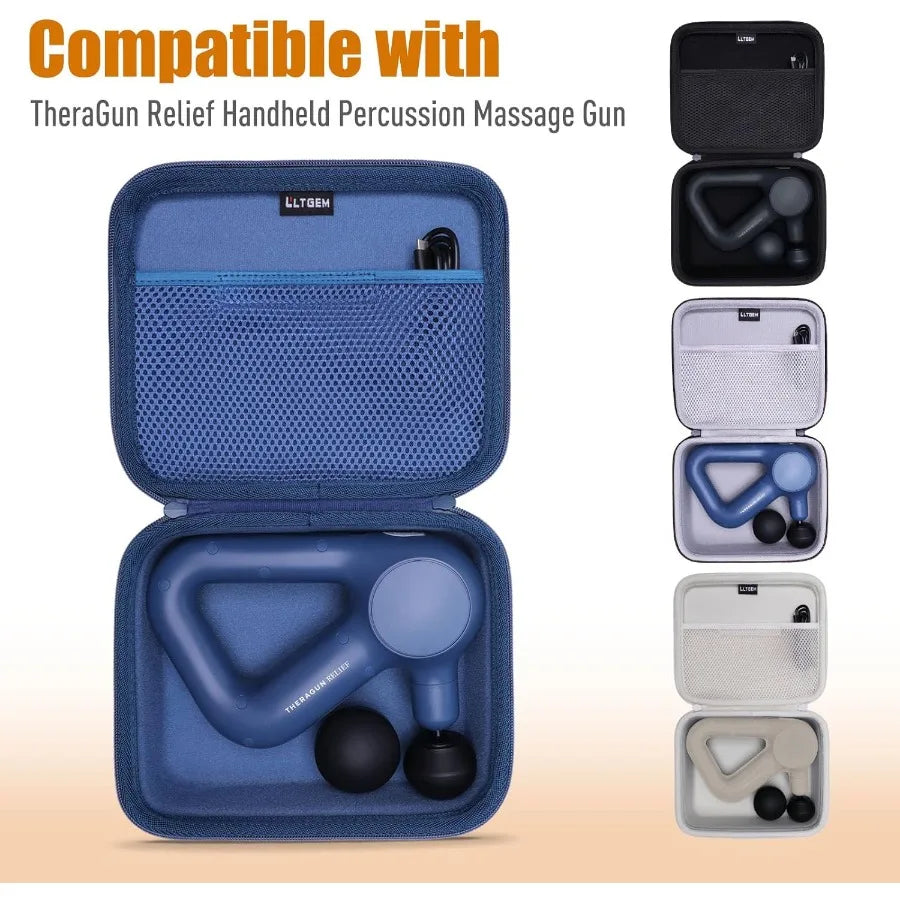 Protective Carrying Case For Handheld Percussion Massage Gun