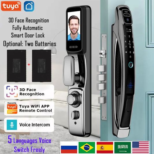 YKESDL Wifi Smart Door Lock Face Recognition Camera Video Intercom