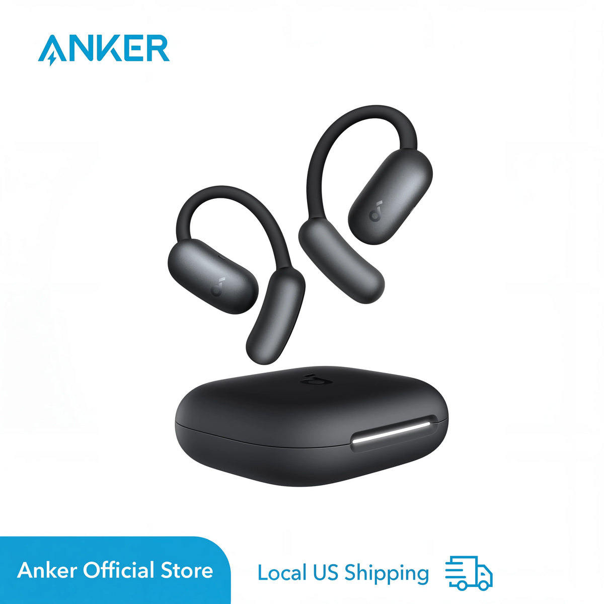 Soundcore AeroFit 2 Open Ear Wireless Headphones With Translation Audio