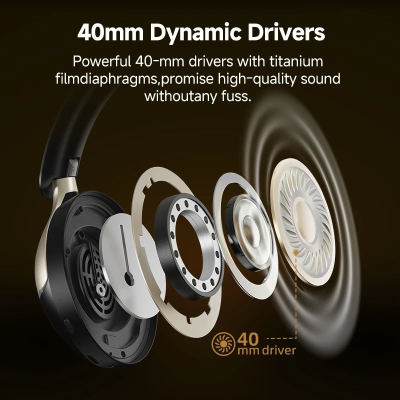 QCY H3 Pro Adaptive ANC Wireless Headphones With LDAC Support