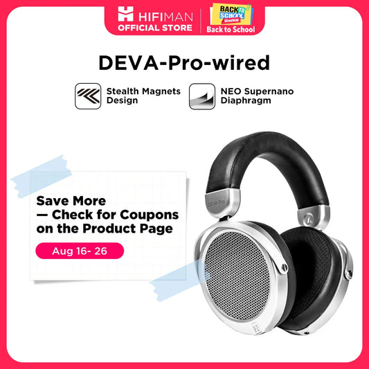 Hifiman Deva Pro Over Ear Open Back Planar Magnetic Headphones