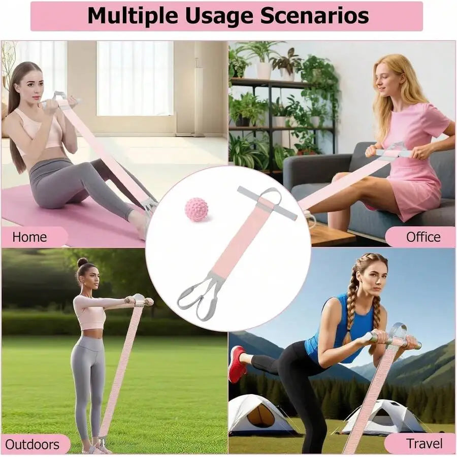 Heavy Duty Resistance Band With Handle For Strength Training