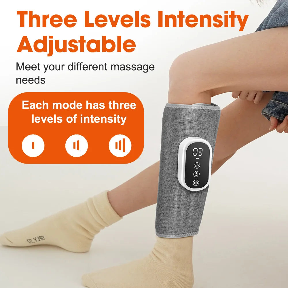 Pastsky Wireless Air Compression Heating Calf Massager For Legs