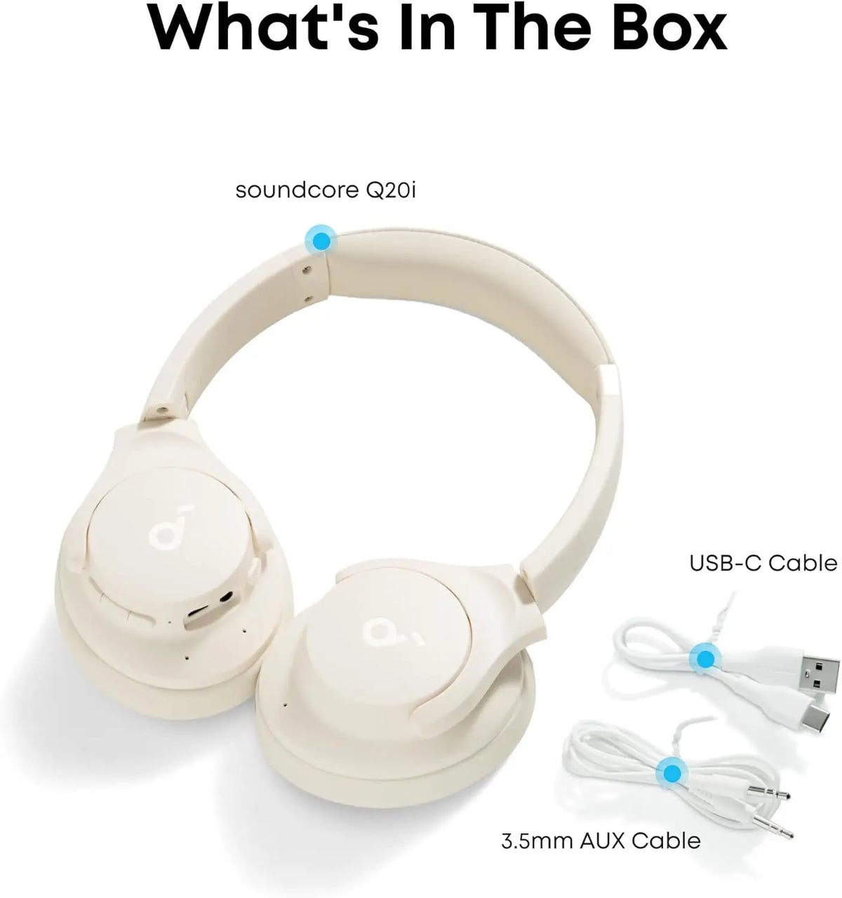 Soundcore Q20i Wireless Headphones With Hybrid Active Noise Canceling