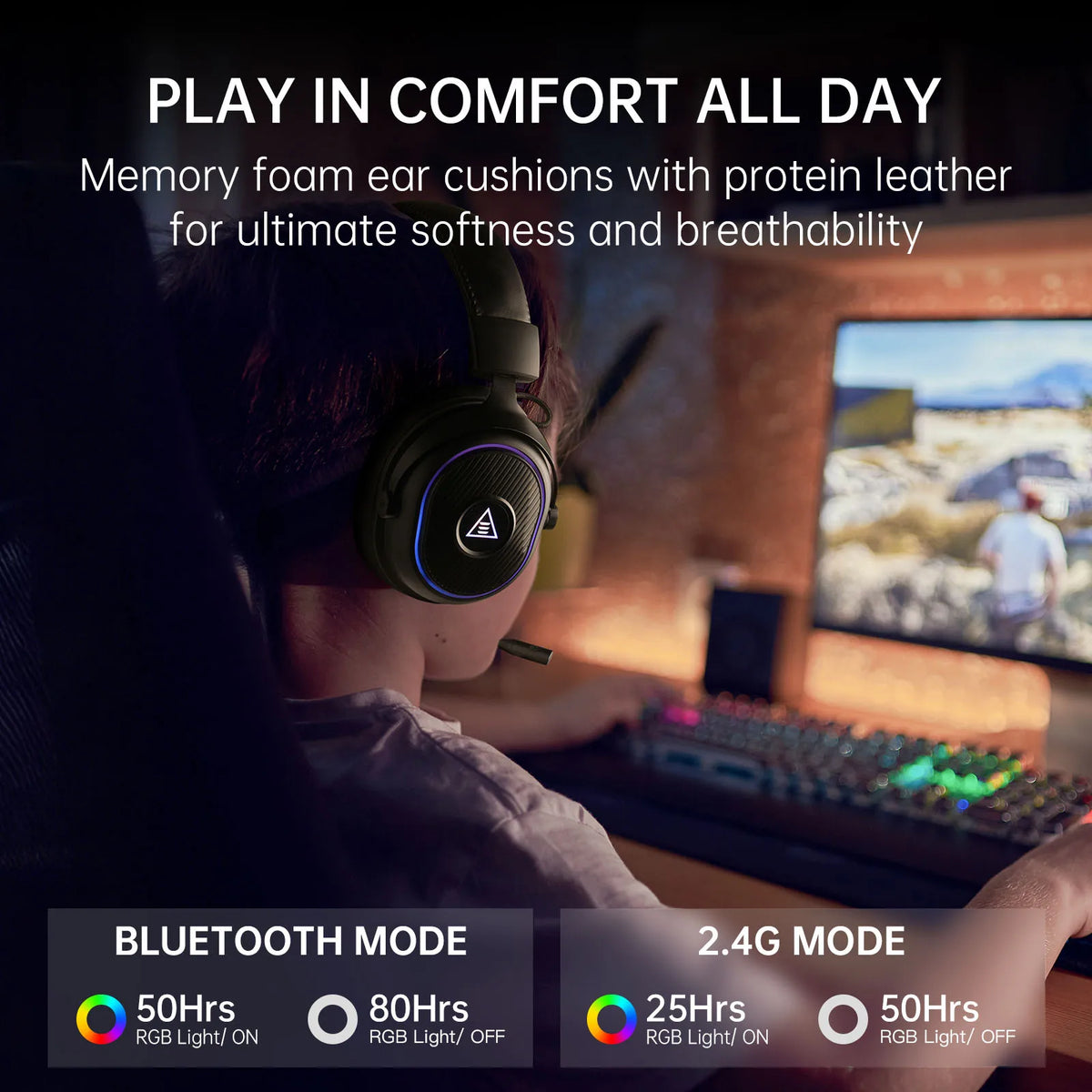 Eska Mako BT Wireless Gaming Headset With Low Latency