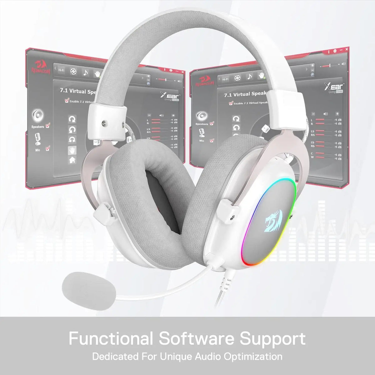 Redragon Zeus-X RGB Wired Gaming Headset With 7.1 Surround Sound