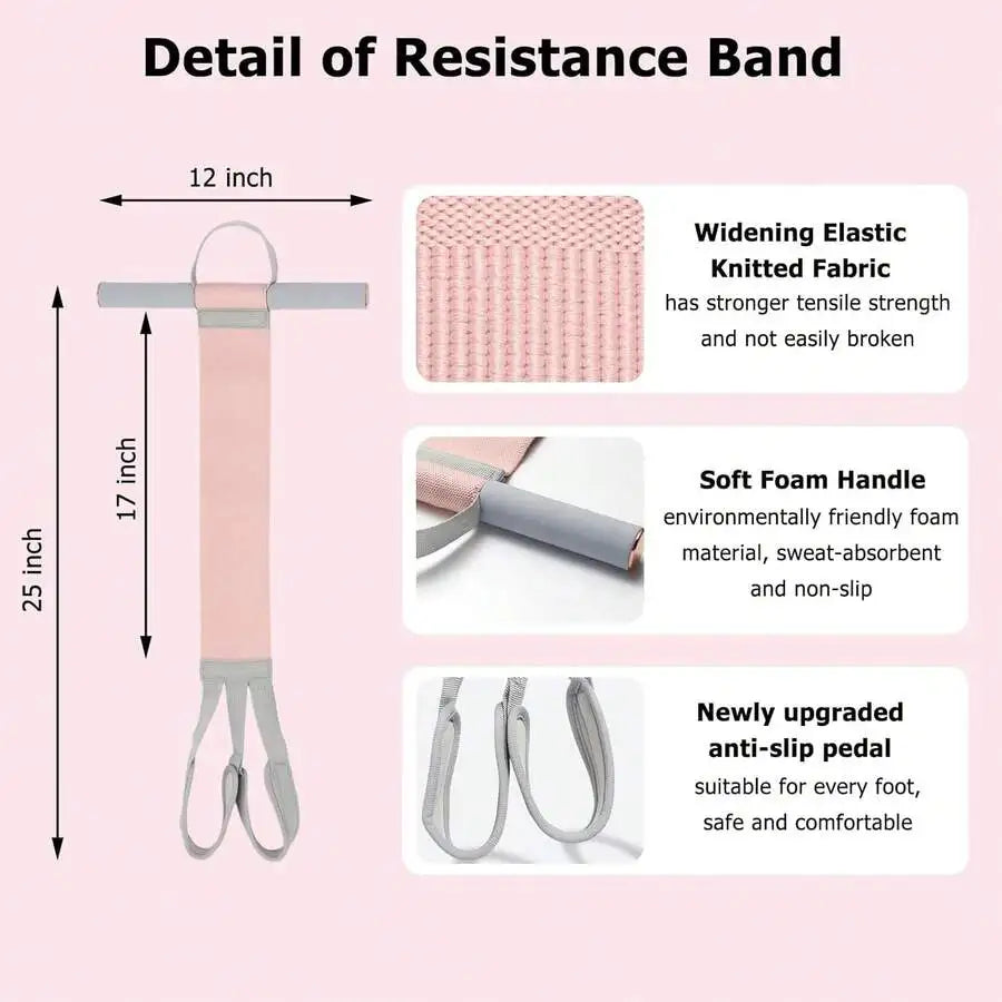 Heavy Duty Resistance Band With Handle For Strength Training