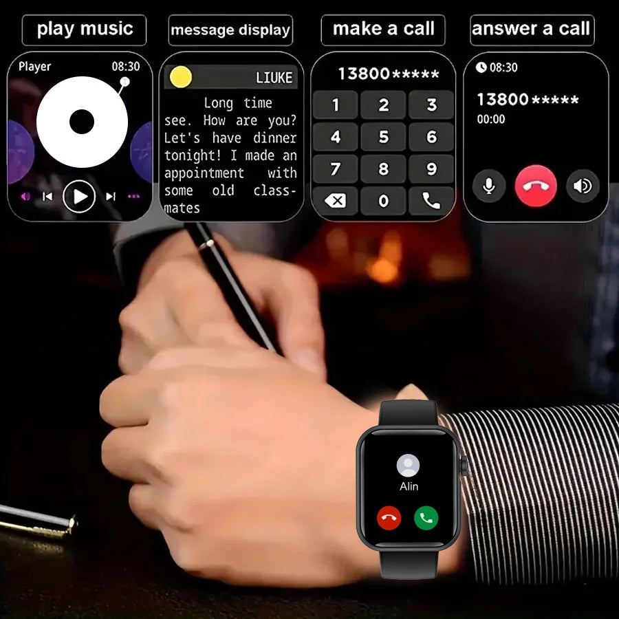 Anyloop Smart Watch Fitness Tracker With Call And Sleep Monitoring