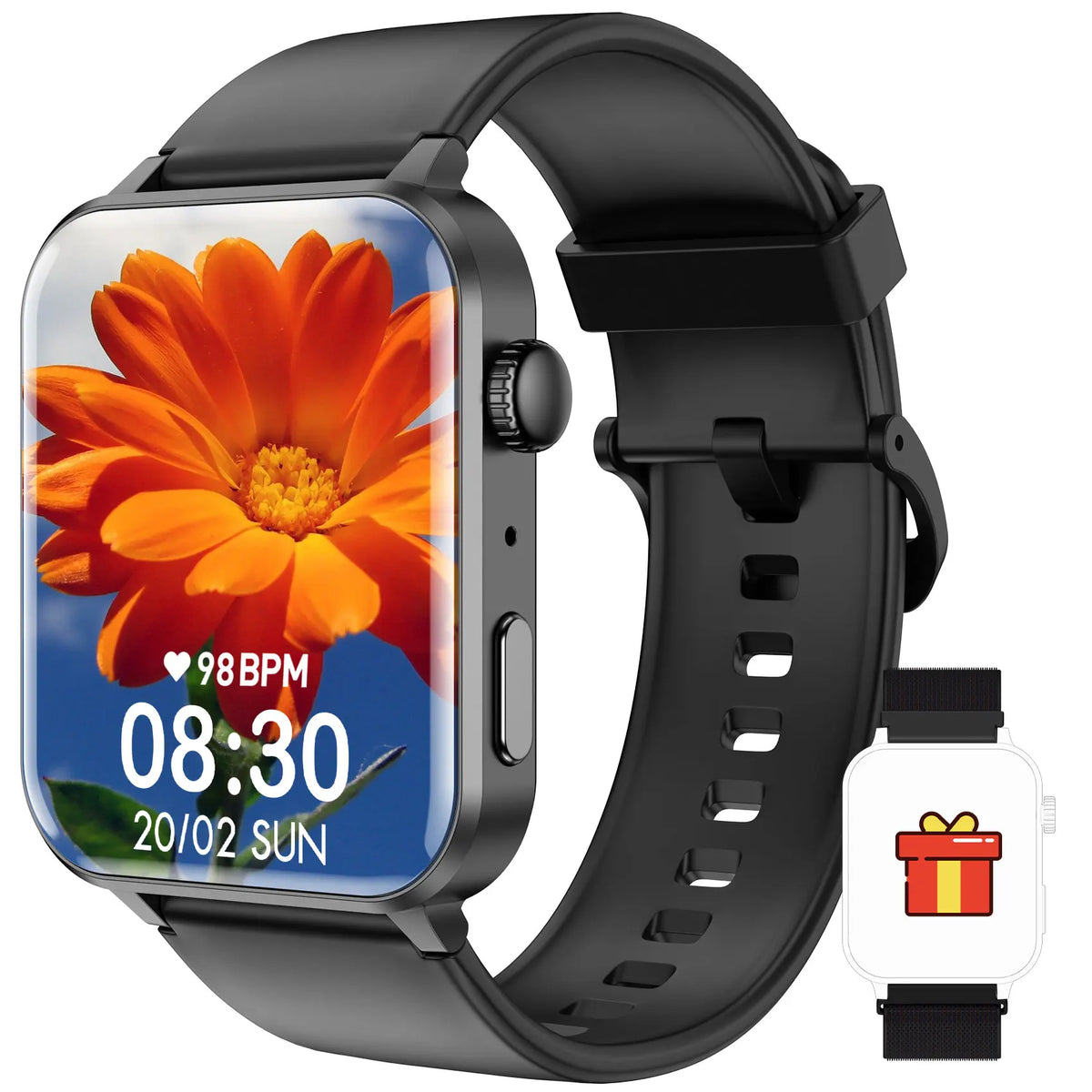 Sopzenten Smartwatch With Health Monitoring Fitness Tracking Bluetooth