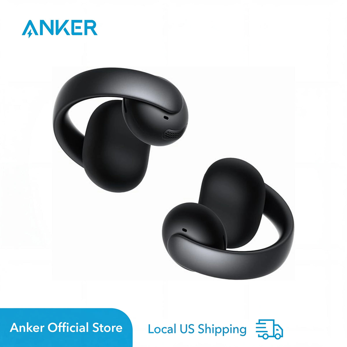 Anker Soundcore AeroClip Open-Ear Wireless Earbuds Refurbished With 4 Mics