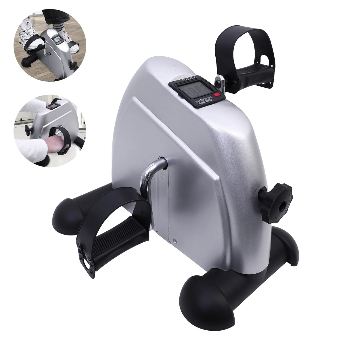 Mini Under Desk Pedal Exerciser Bike Digital Display
