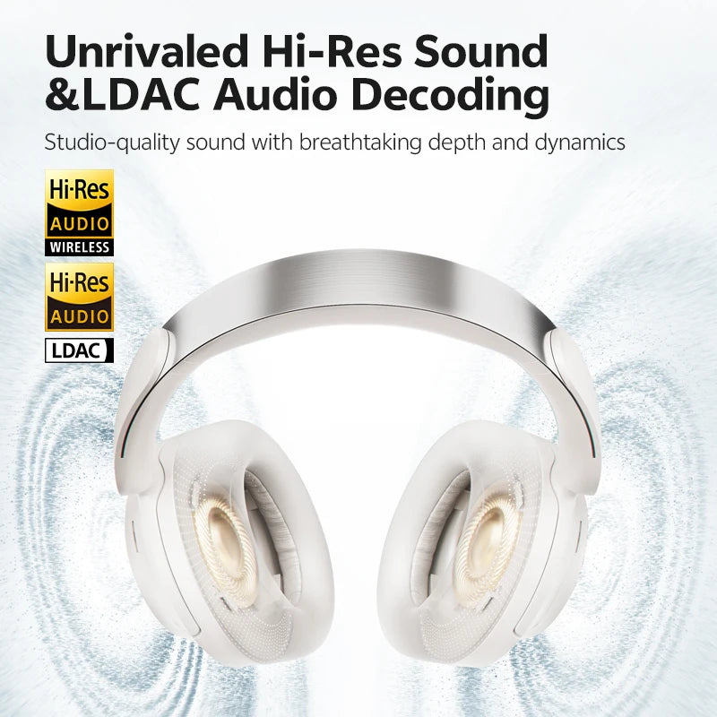QCY H3S Over Ear Wireless Headphones With Adaptive ANC