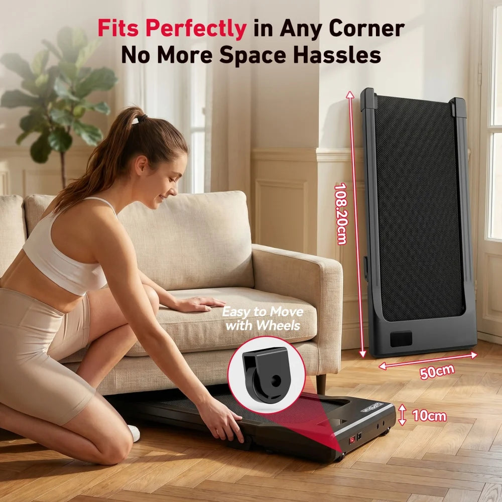 Lacuffy 2.5HP Bluetooth Walking Pad Under Desk Treadmill Remote Control