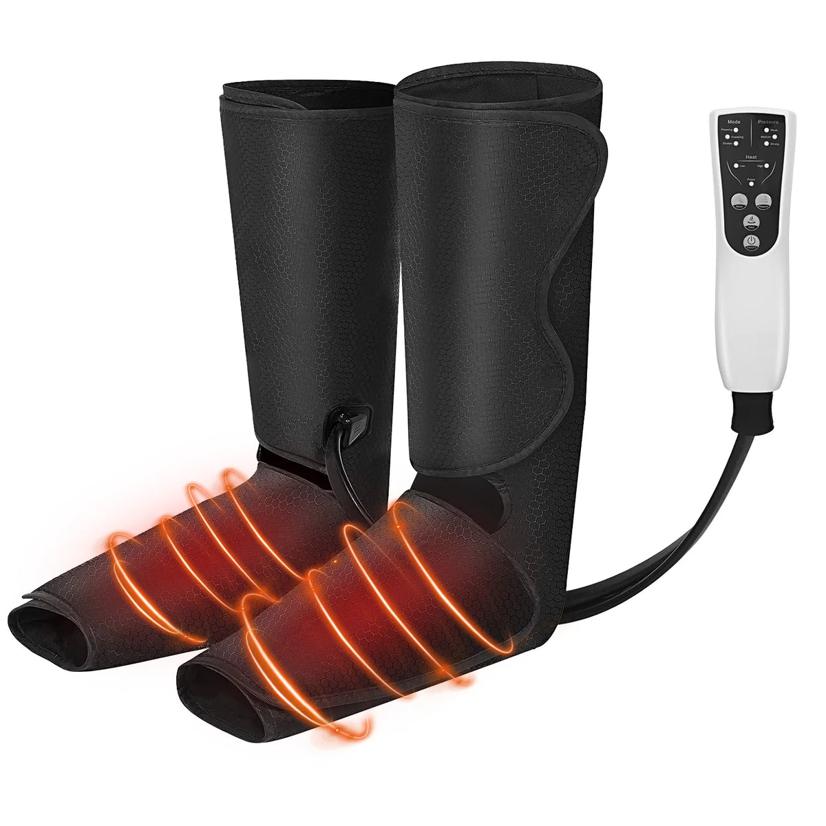 Sejoy Leg Air Compression Massager Featuring Foot Heat Controls