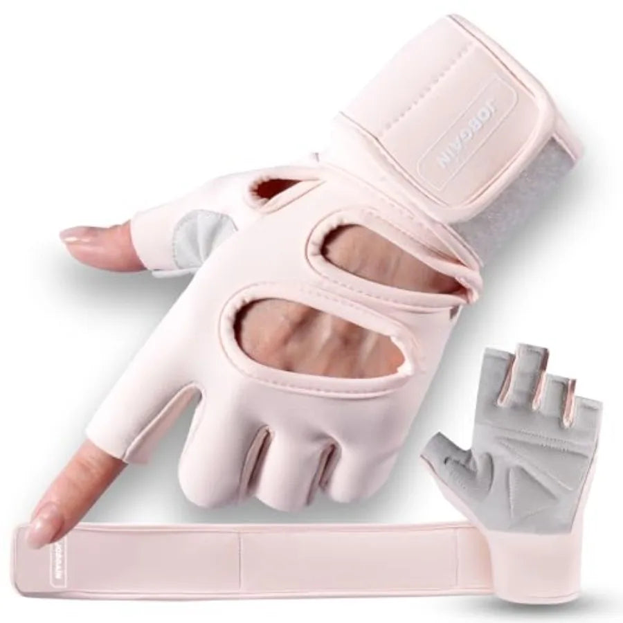 Padded Weight Lifting Gloves With Wrist Support And Grip