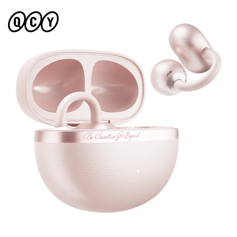 QCY CT06 Clip On Open Ear Bluetooth Earbuds Four Mic