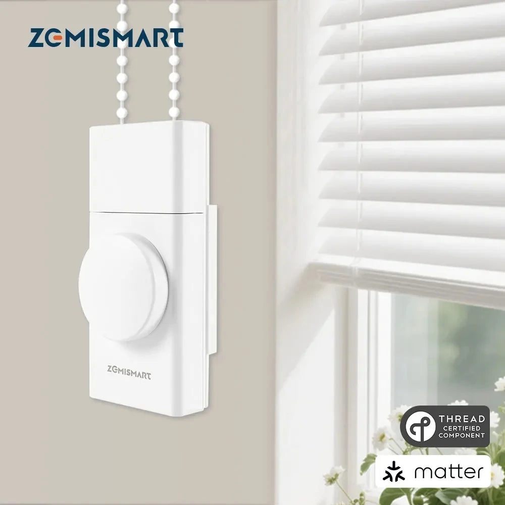 Zemismart Matter Thread Smart Roller Shade Driver With Battery