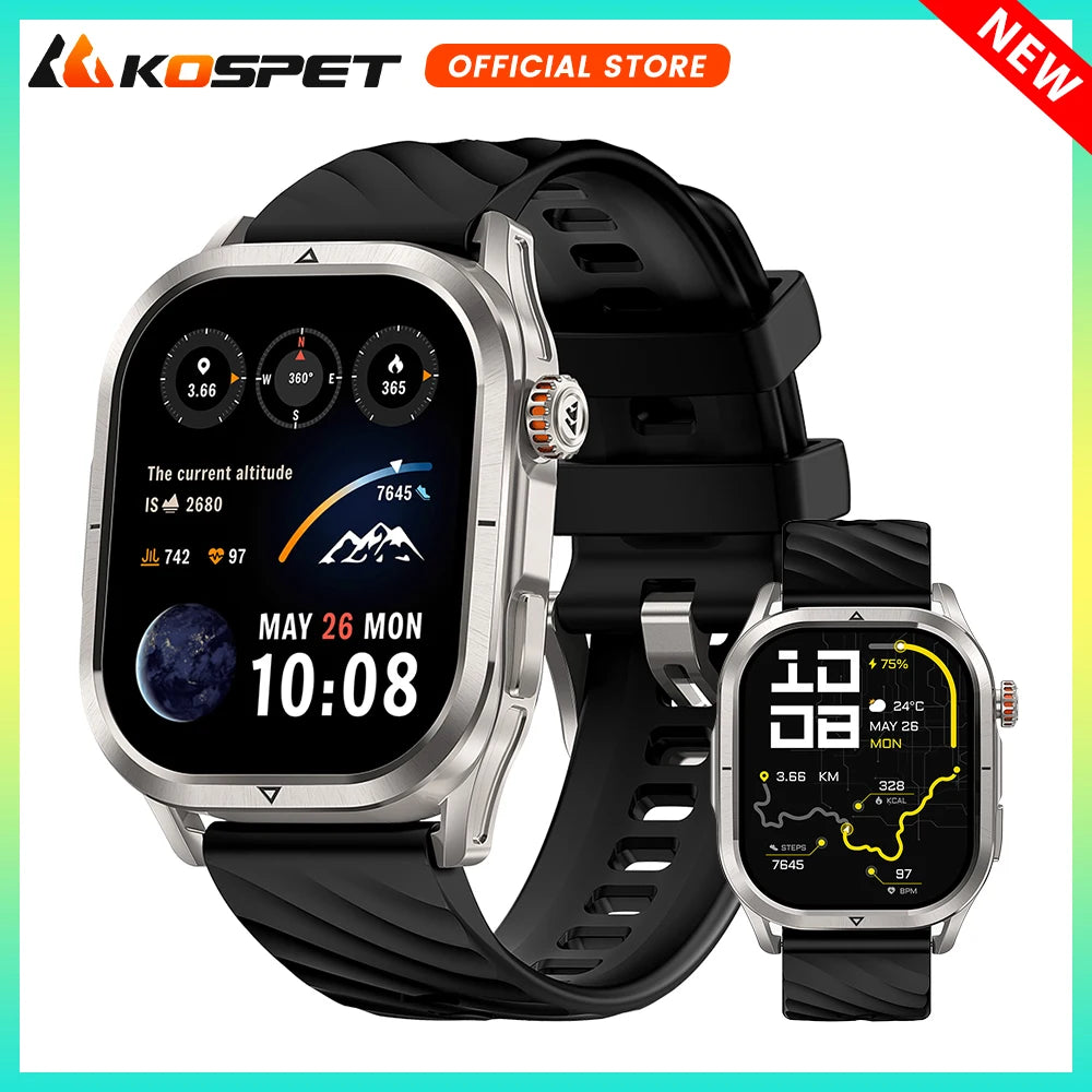 Kospet Magic P10 Gps Smartwatch Amoled Screen 5Atm Waterproof Rating