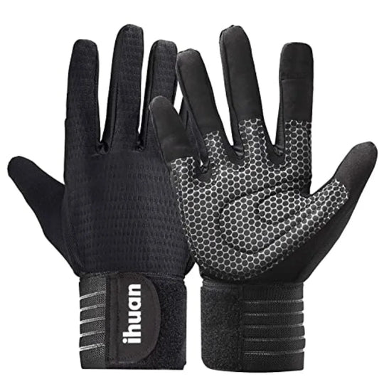 Full Finger Weight Lifting Workout Gloves For Safe Deadlift Performance