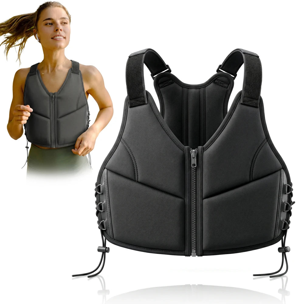 Premium Adjustable Weighted Vest For Running And Home Workouts
