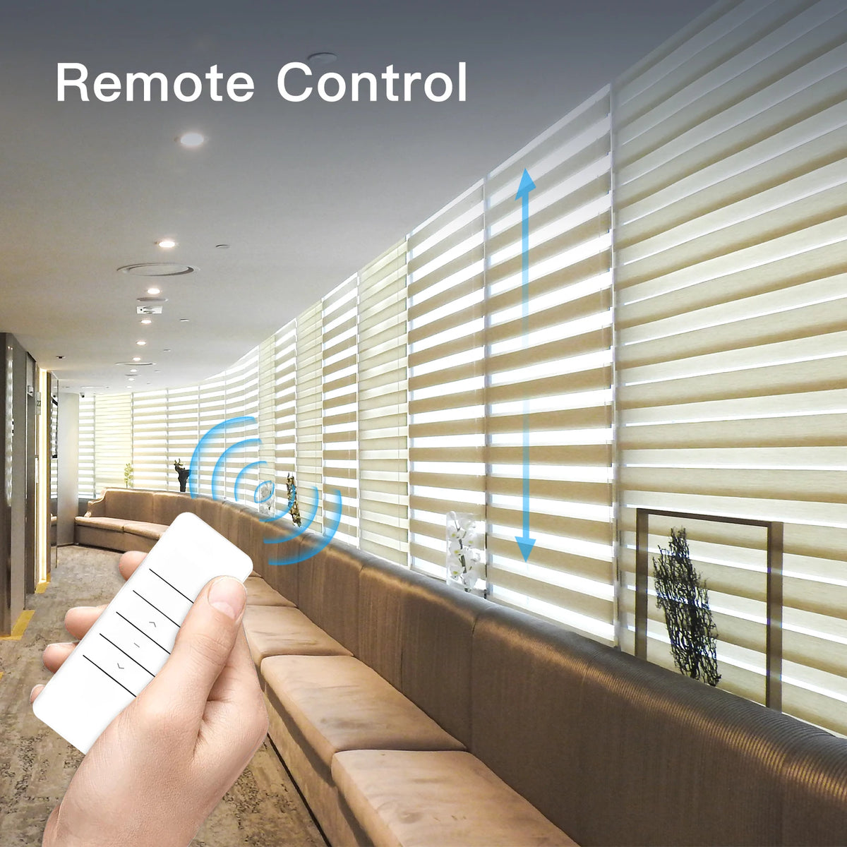 Moes Tuya Smart WiFi Curtain Motor For Blinds With Remote