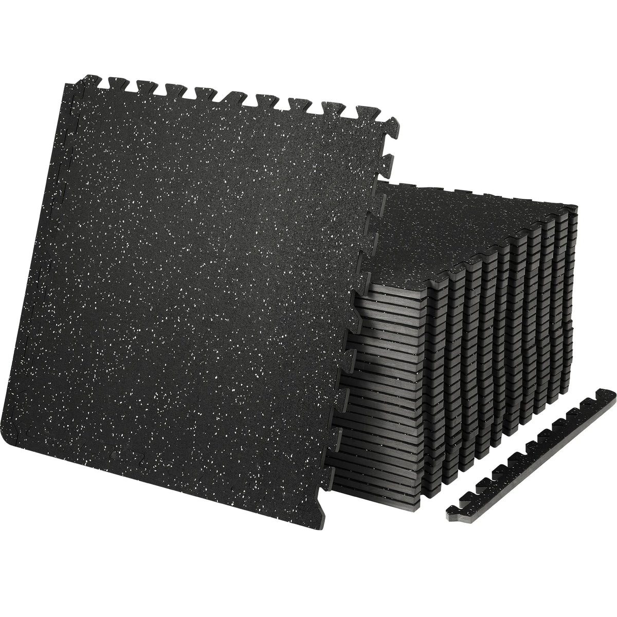 SucceBuy Interlocking Eva Foam And Rubber Gym Exercise Mats