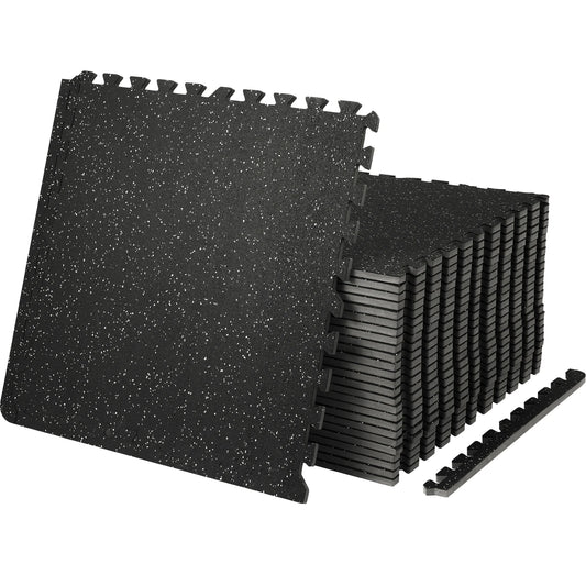 SucceBuy High Density EVA Foam And Rubber Gym Floor Mats