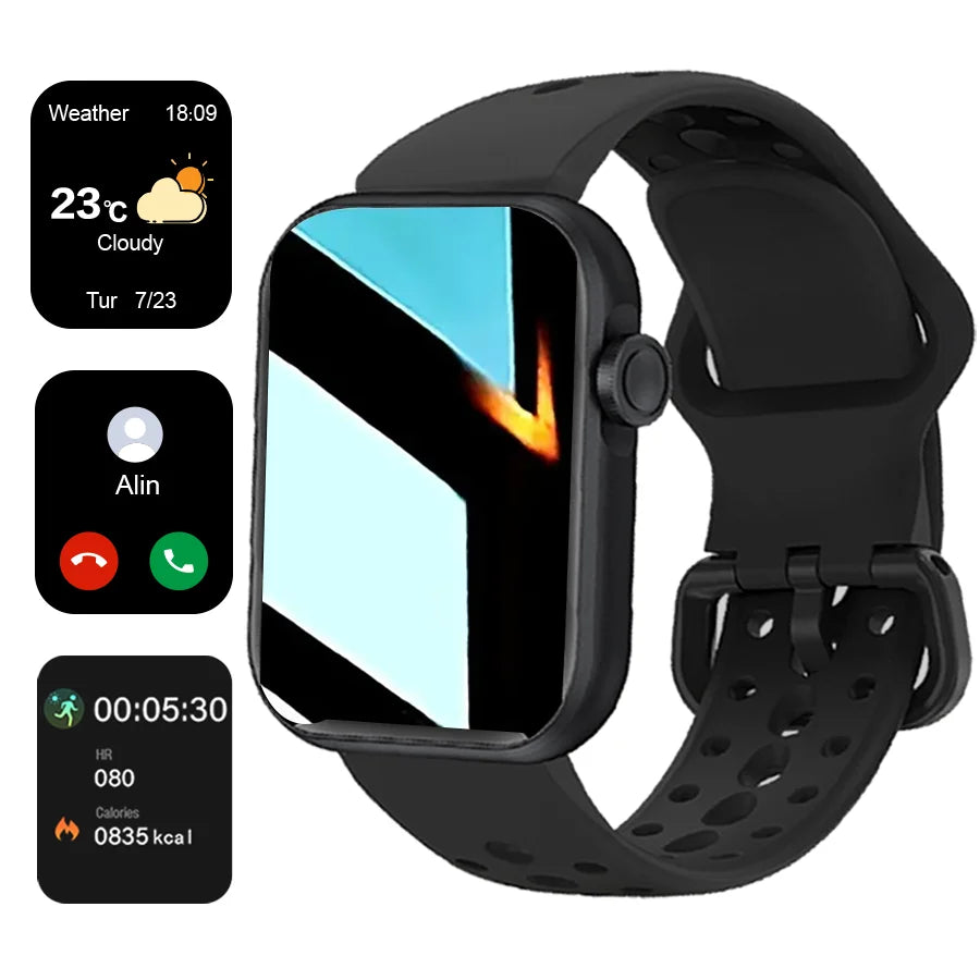 Anyloop Smart Watch Fitness Tracker With Call And Sleep Monitoring