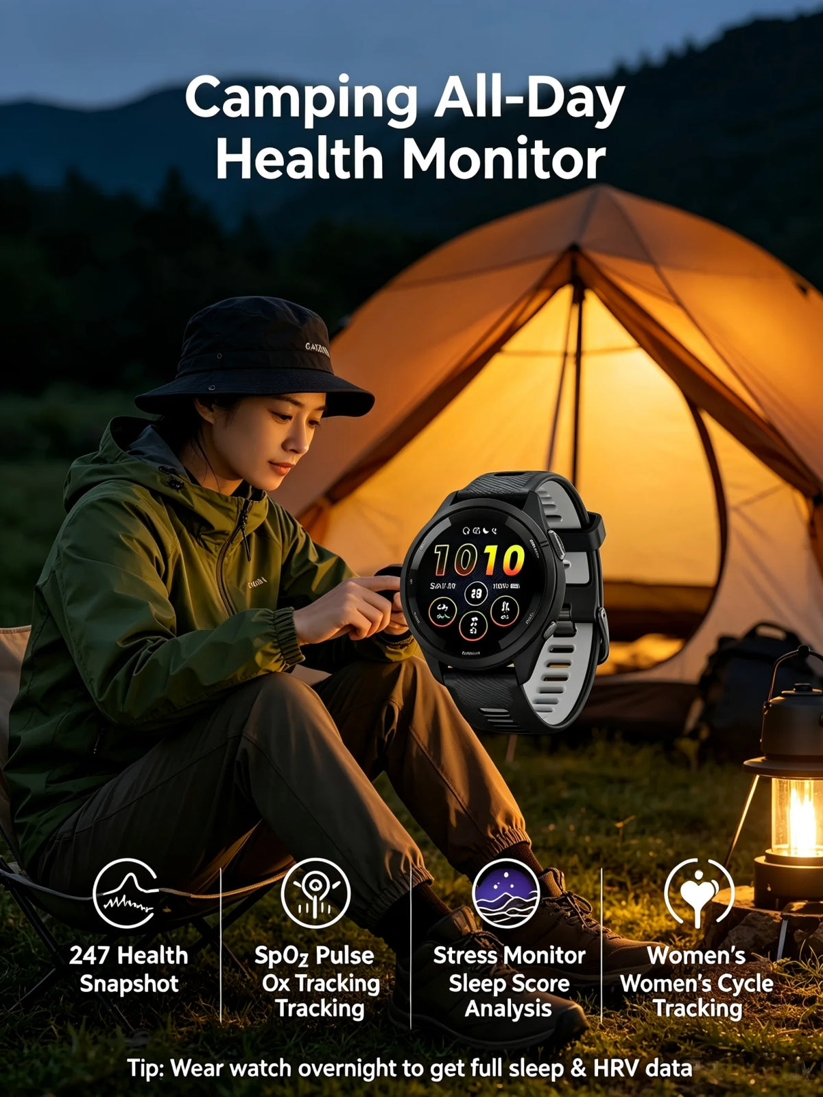 Garmin Forerunner 265 GPS Smartwatch With Multiband Navigation