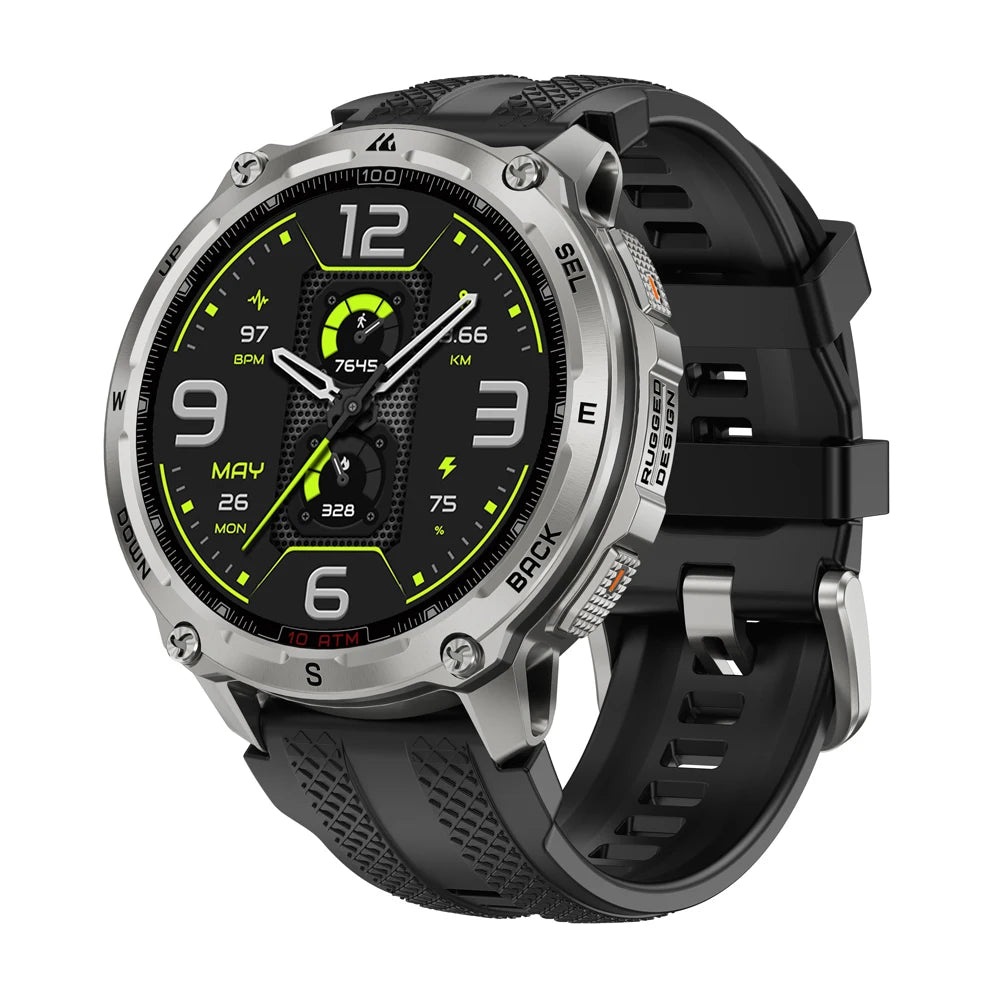 Kospet Tank T4 Rugged Smartwatch With GPS And Heart Rate Sensor